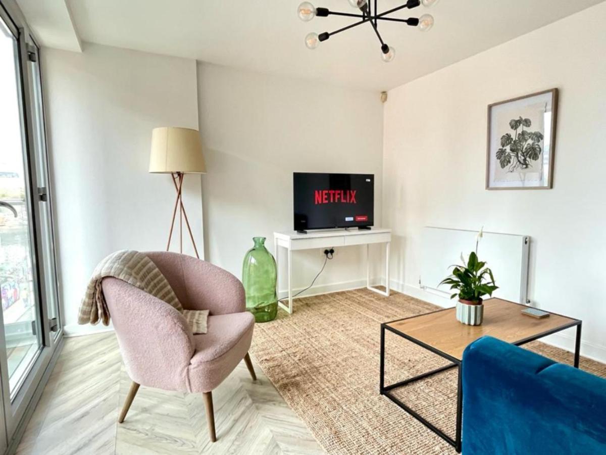Central Shoreditch Flat By Box Park & Spitalfields Market Londres Exterior foto